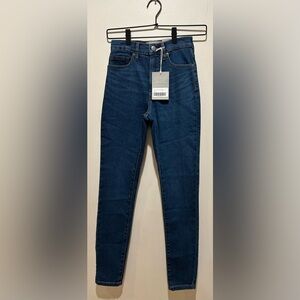 NWT Everlane High Rise Skinny Denim Blue Jeans - Women’s Size 23 Regular